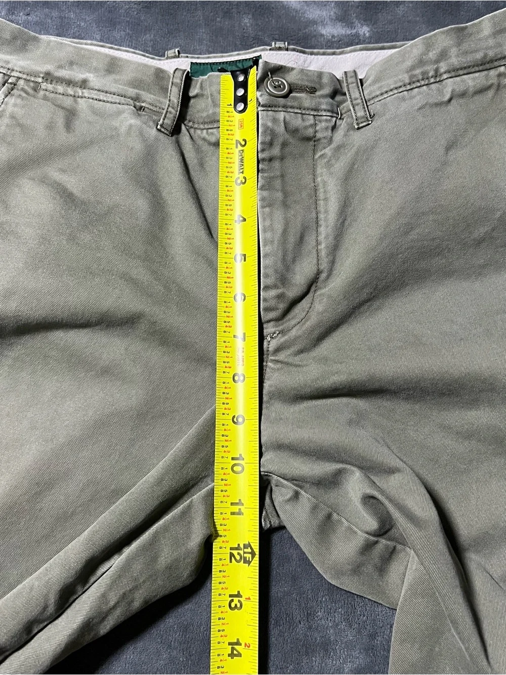 J Crew Oarsman Pants Mens 32x34 Olive Green Chino Classic 770 Straight Always
